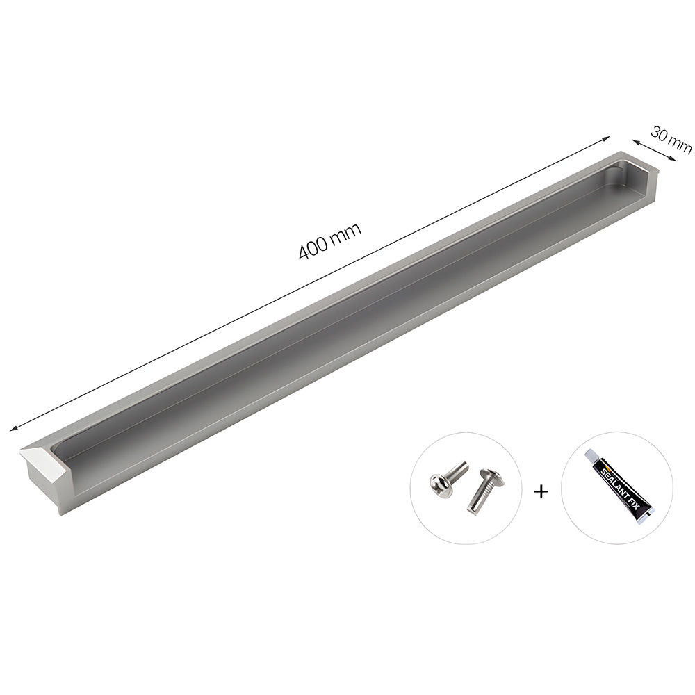 Stylish Recessed Flush Finger Pull for Cabinet