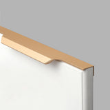 Gold Stylish Wardrobe Cabinet Finger Edge Pulls