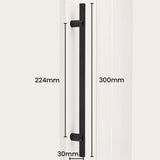 Modern Two-tone Long Wardrobe Cabinet Door Handle