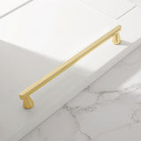Modern Minimalist Gold and Grey Cabinet Door Handles