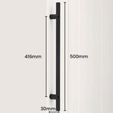 Modern Two-tone Long Wardrobe Cabinet Door Handle