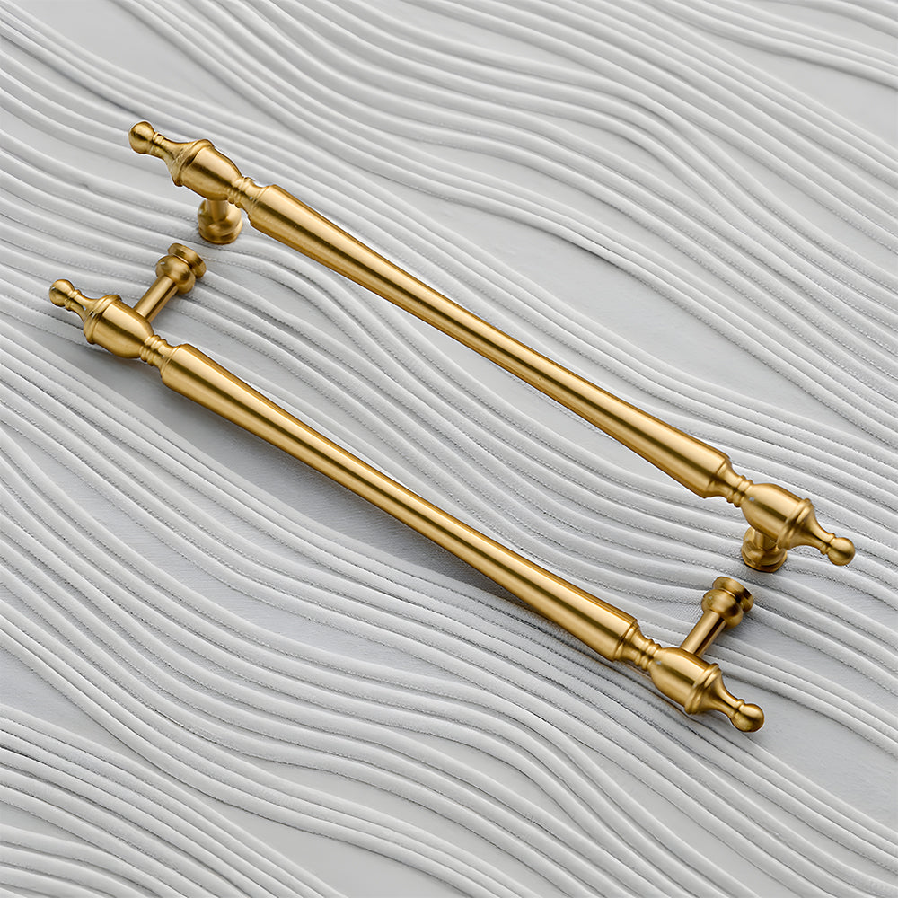 Vintage Brass Wardrobe Cabinet Door Handles