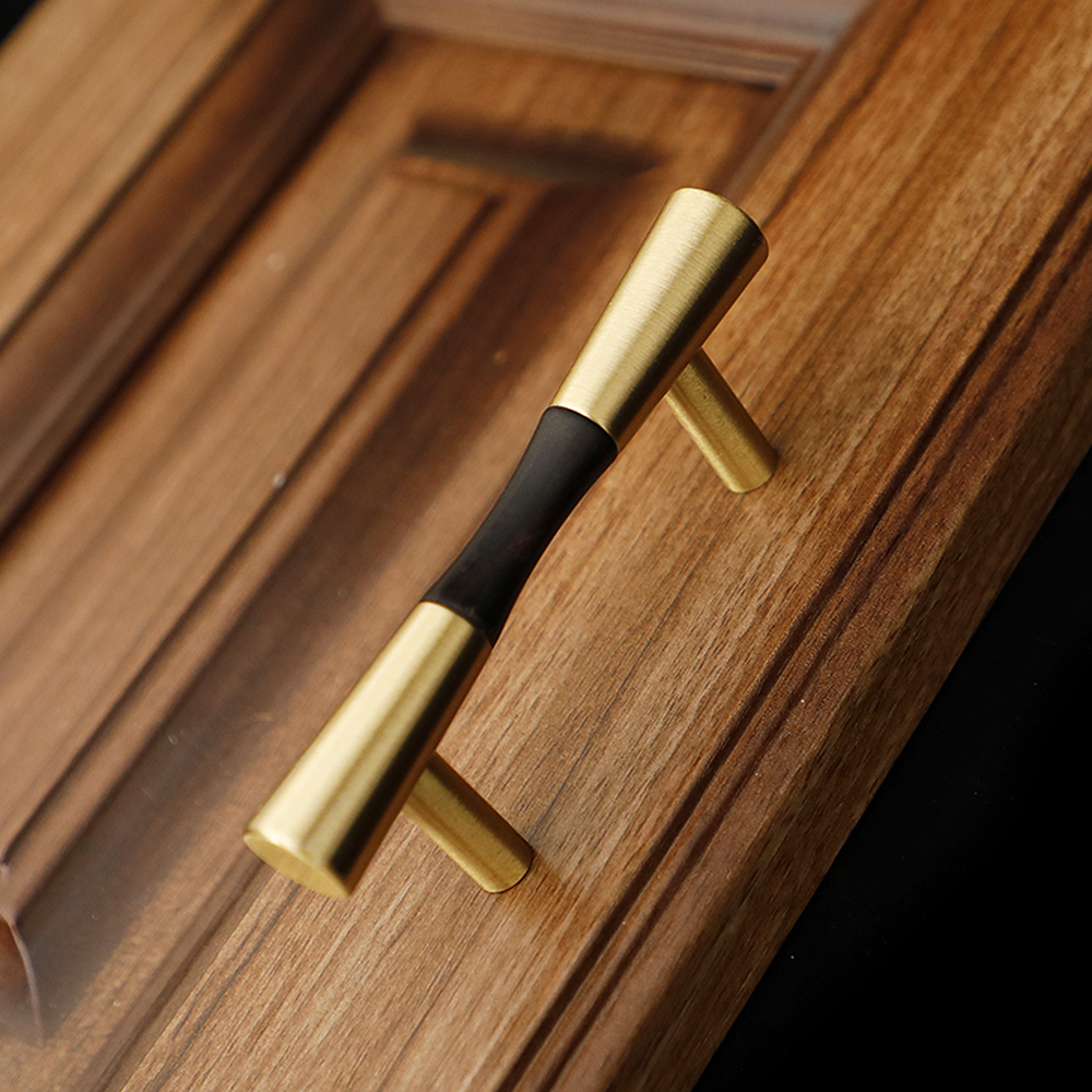 Classical Pure Copper Wood Cabinet Handles
