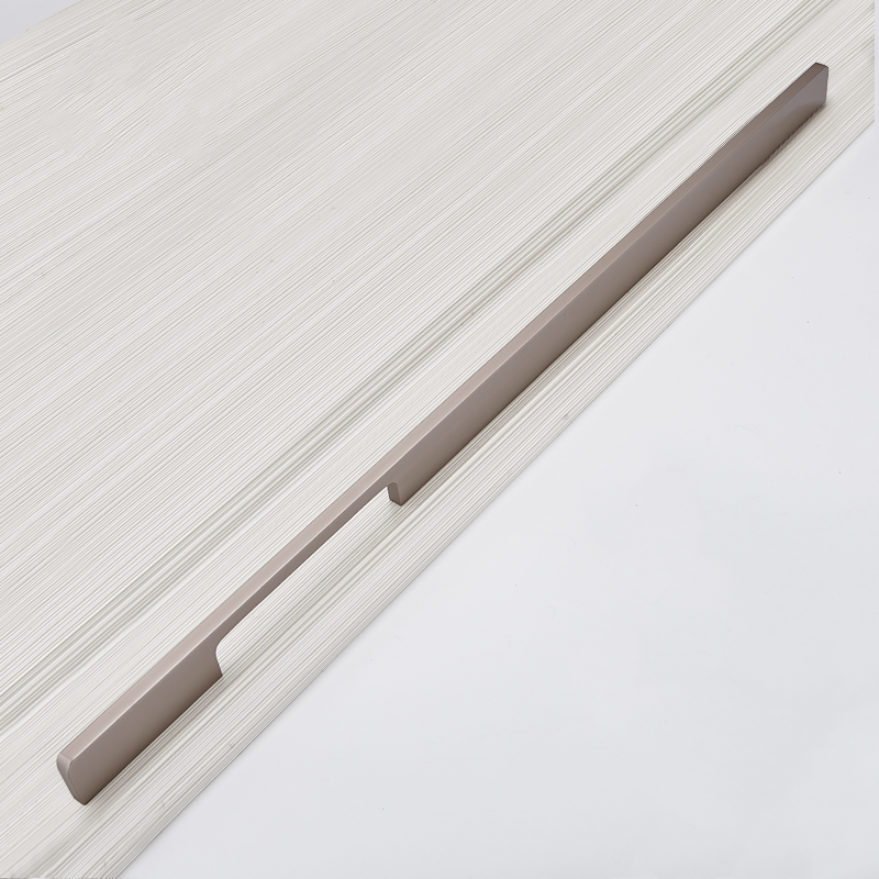 Modern Aluminum Alloy Slimline Gold Cabinet Drawer Handles