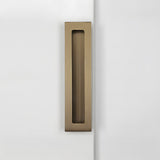 Retro Recessed Rectangular Embedded Cabinet Handles