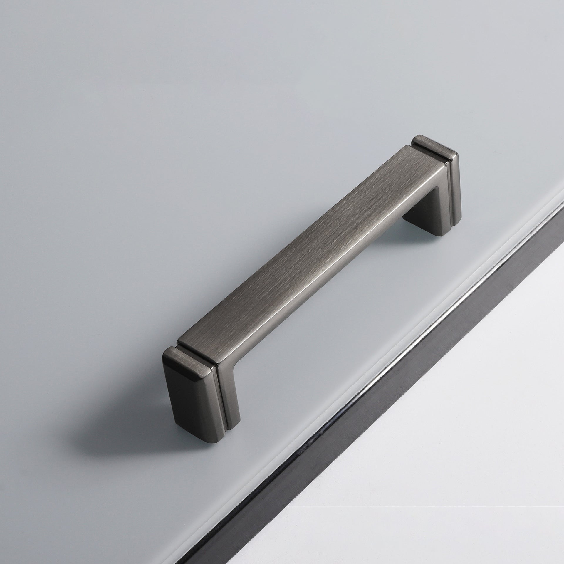 Modern Minimalist Zinc Alloy Square Cabinet Handle