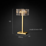Minimalist Glacier Glass Table Lamp