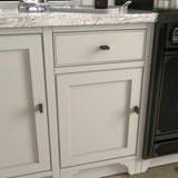 Cabinet Pulls Black & Silver Solid Aluminum Alloy Kitchen Handles
