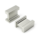 Cabinet Pulls Black & Silver Solid Aluminum Alloy Kitchen Handles
