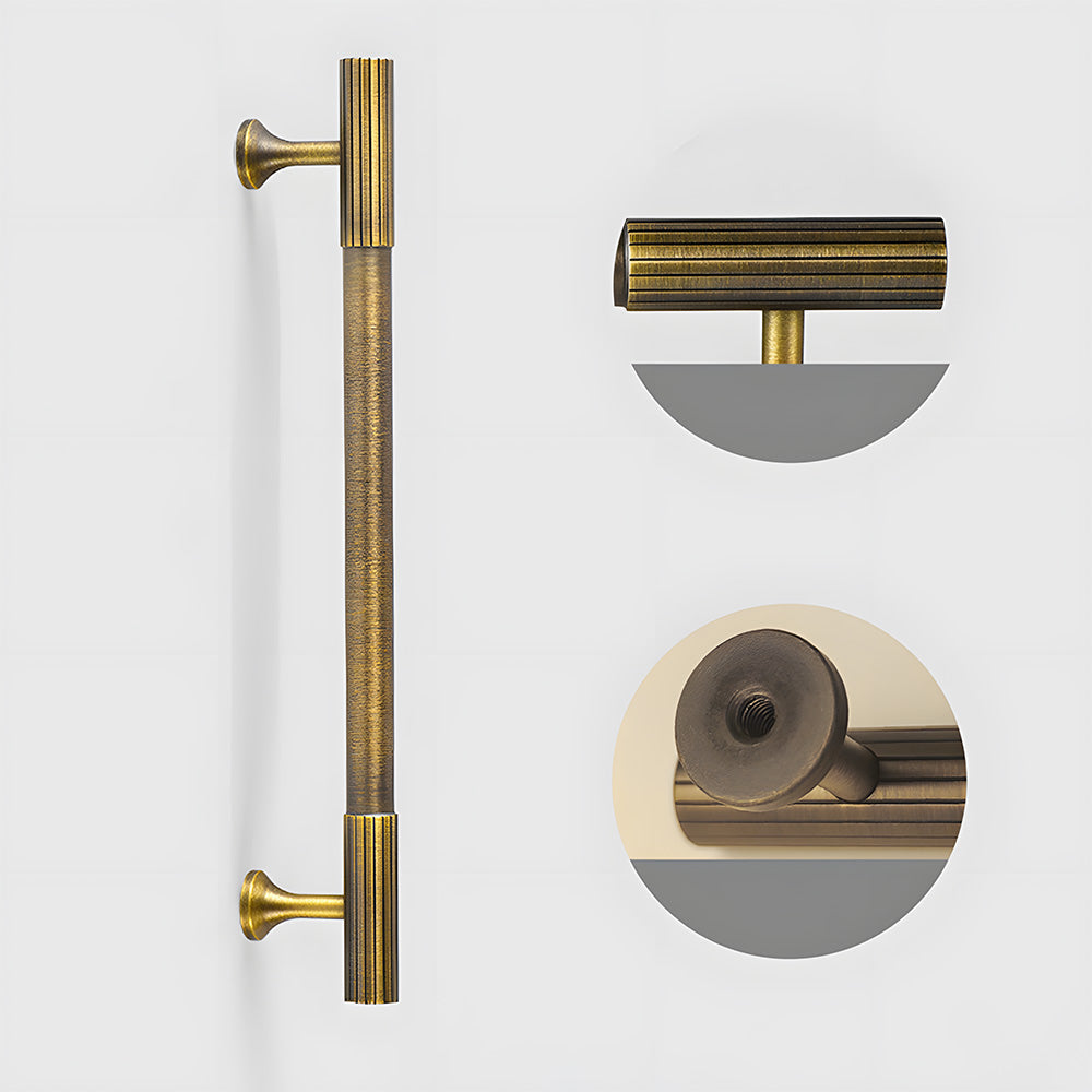 Solid Antique Brass Kitchen Cabinet Handles