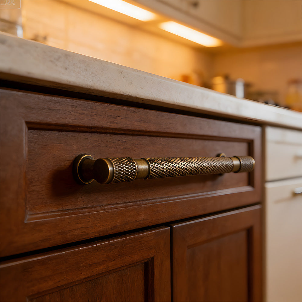 Solid Brass Bar Drawer Cabinet Pulls