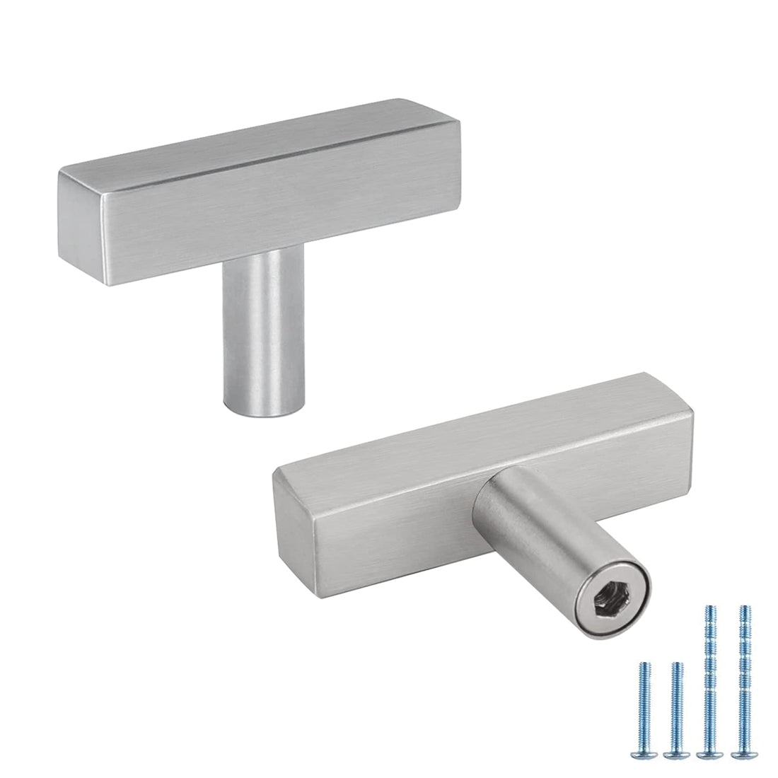 Silver Cabinet Handles for Dresser and Bathroom