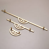 Stylish Zinc Alloy Semi Circle Drawer Pulls