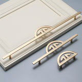 Stylish Zinc Alloy Semi Circle Drawer Pulls