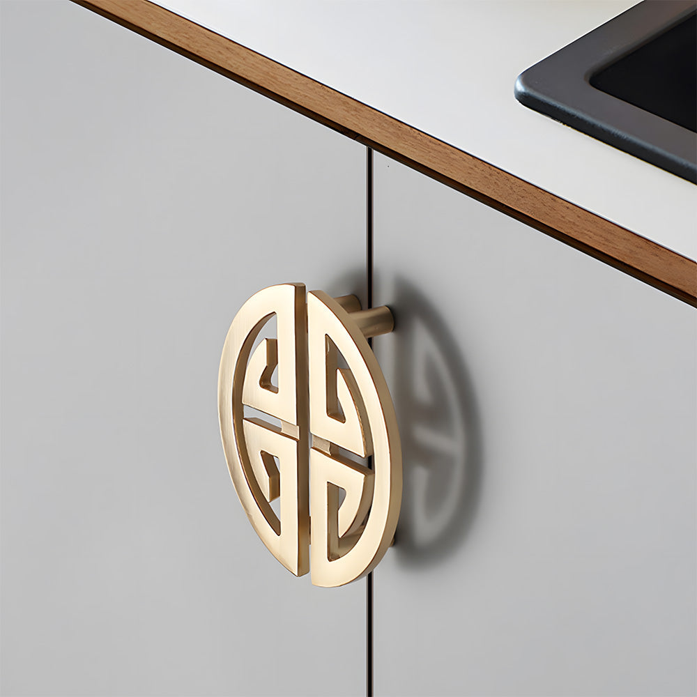 Stylish Zinc Alloy Semi Circle Drawer Pulls
