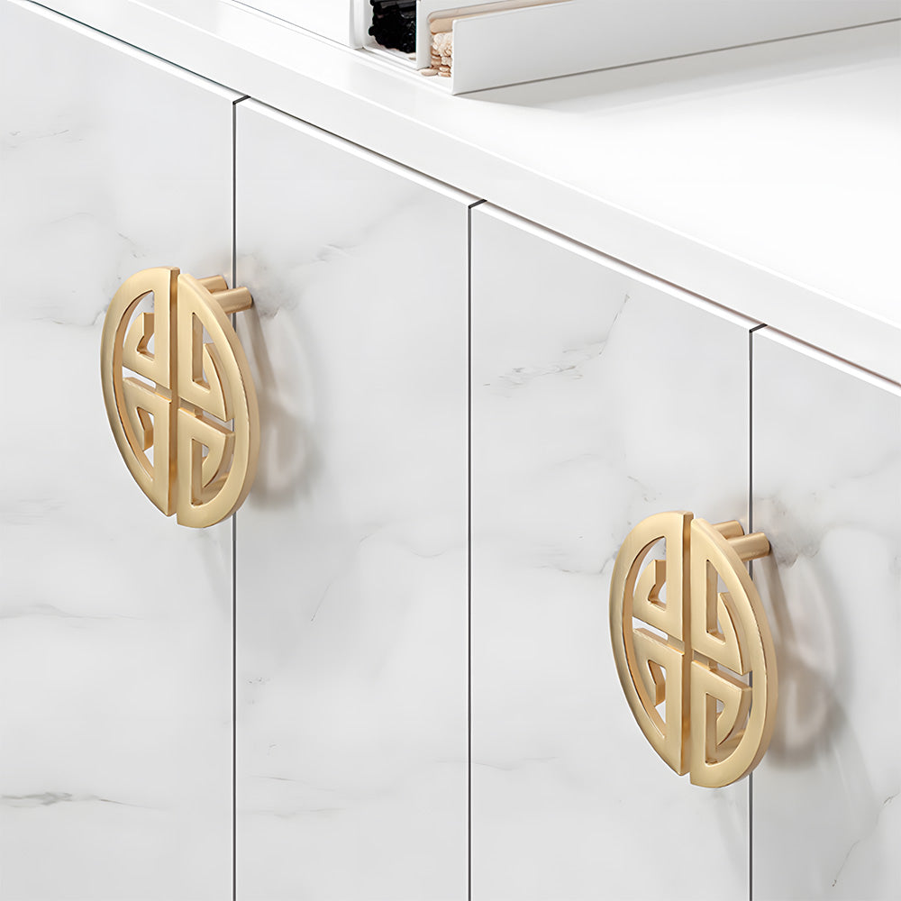 Stylish Zinc Alloy Semi Circle Drawer Pulls