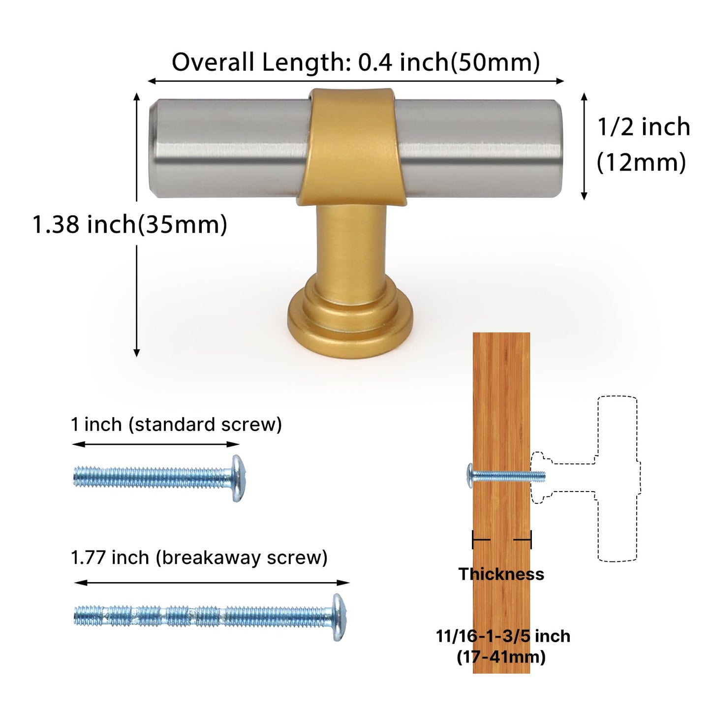 Black Gold Cabinet Handles Kitchen Cabinet Hardware