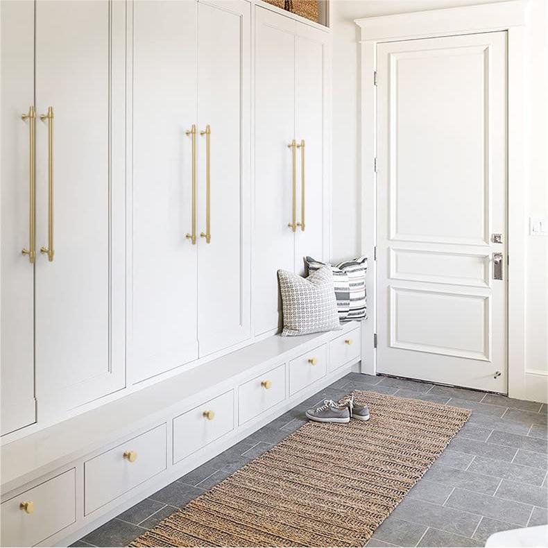 Modern Brass Black & Gold  Kitchen Cabinet Drawer Pulls