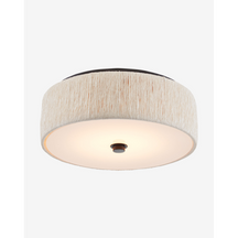 Tyrone Flush Mount — Classic Frosted Glass Ceiling Light with Warm Even Glow – view 4