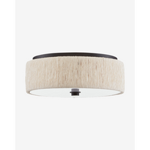 Tyrone Flush Mount — Classic Frosted Glass Ceiling Light with Warm Even Glow – view 3