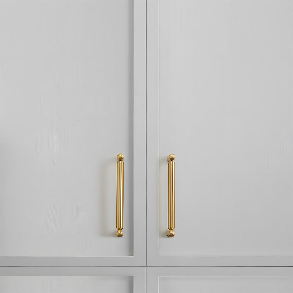 Unique Solid Brass T-Bar Cabinet Pulls