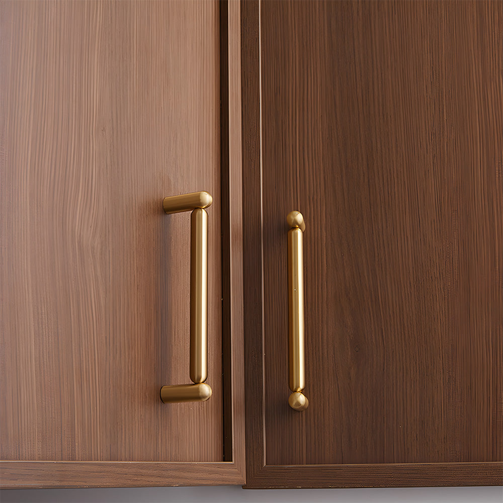 Unique Solid Brass T-Bar Cabinet Pulls