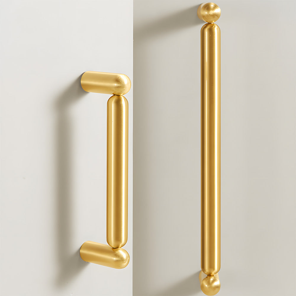 Unique Solid Brass T-Bar Cabinet Pulls