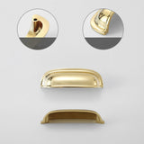 Luxurious Nordic Brass Cabinet Drawer Handles