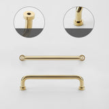Luxurious Nordic Brass Cabinet Drawer Handles