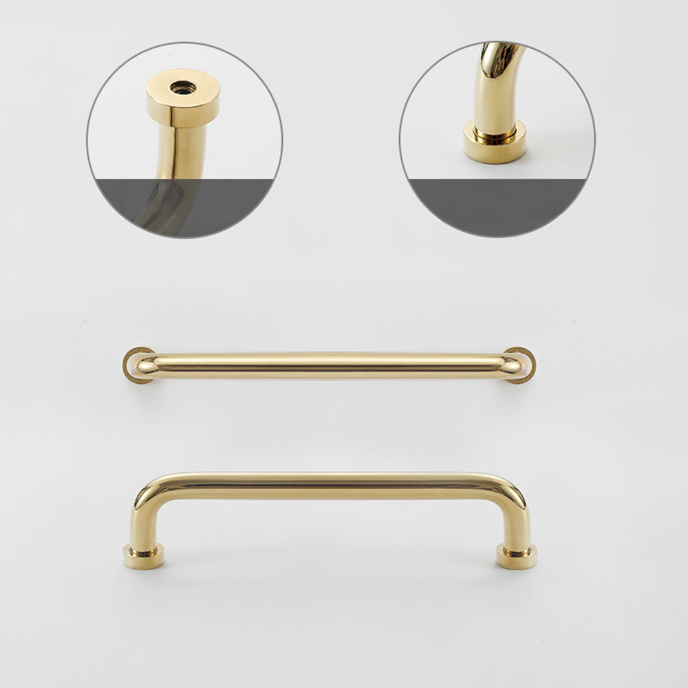 Luxurious Nordic Brass Cabinet Drawer Handles