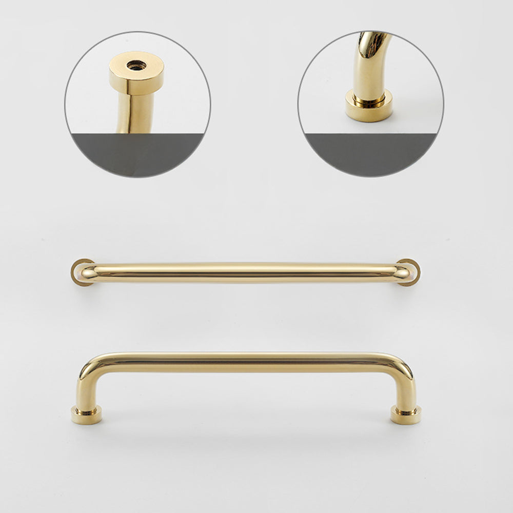 Luxurious Nordic Brass Cabinet Drawer Handles