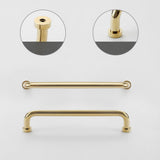 Luxurious Nordic Brass Cabinet Drawer Handles