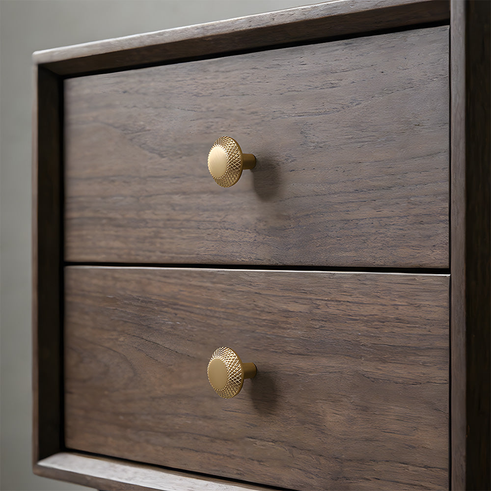 Vintage Knurled Textured Cabinet Bar Pulls