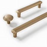 Vintage Knurled Textured Cabinet Bar Pulls