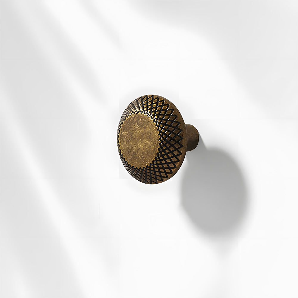 Vintage Knurled Textured Cabinet Bar Pulls
