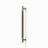 Vintage Lined Aged Bronze Brass Cabinet Pulls