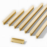 Vintage Brushed Gold Brass Kitchen Cabinet Handles
