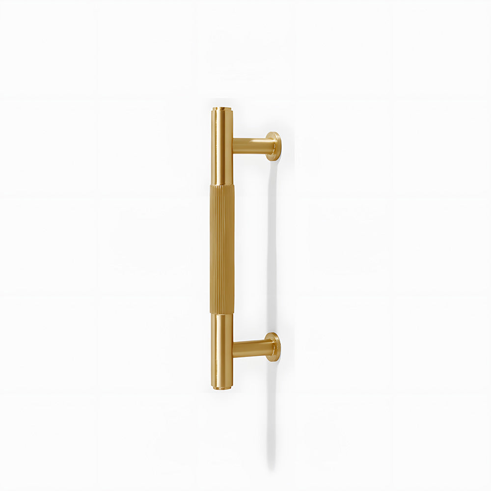 Vintage Lined Aged Bronze Brass Cabinet Pulls