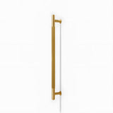 Vintage Lined Aged Bronze Brass Cabinet Pulls