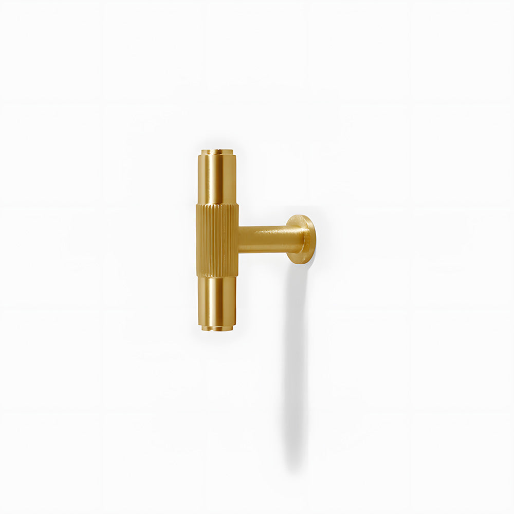 Vintage Lined Aged Bronze Brass Cabinet Pulls