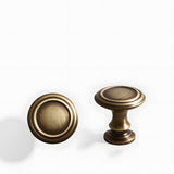Vintage Shell Solid Brass Bin Cup Pulls For Drawer