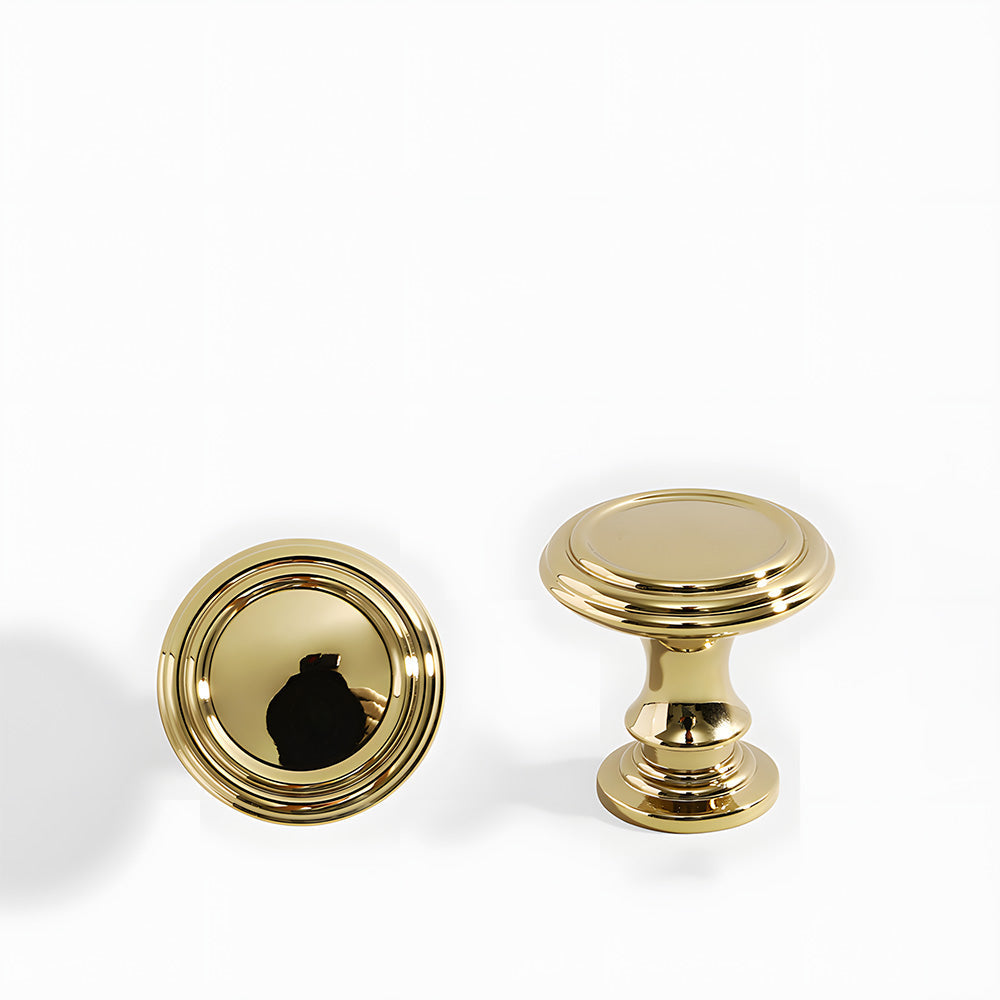Vintage Shell Solid Brass Bin Cup Pulls For Drawer