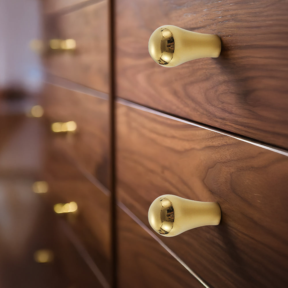 Luxurious Nordic Brass Cabinet Drawer Handles