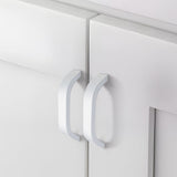 Sleek Curved Aluminum Alloy Cabinet Drawer Handles