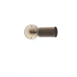 Adjustable Brass Ceiling Spotlight with Curved Shade