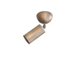 Adjustable Brass Cylinder Ceiling Spotlight