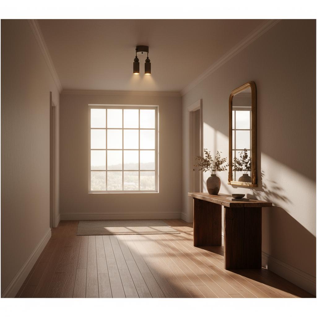 Adjustable Brass Cylinder Ceiling Spotlight