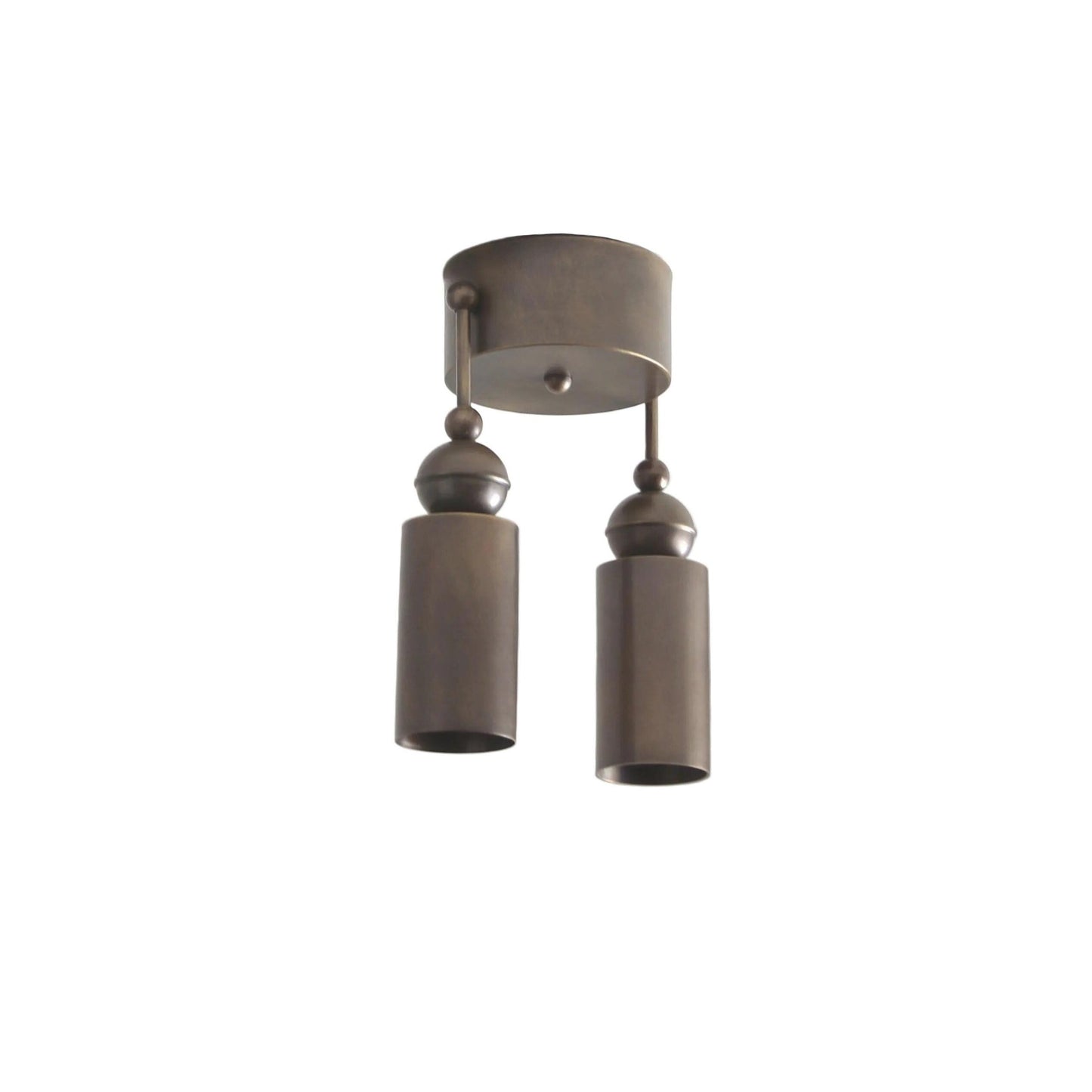 Adjustable Brass Cylinder Ceiling Spotlight