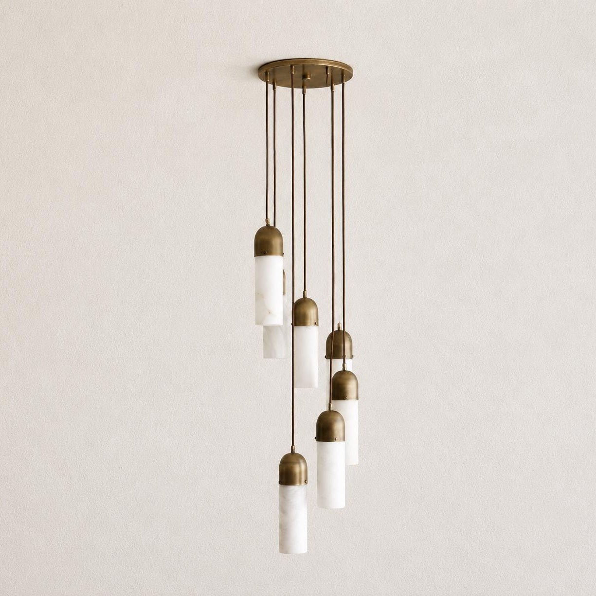 Alabaster Capsule Pendant