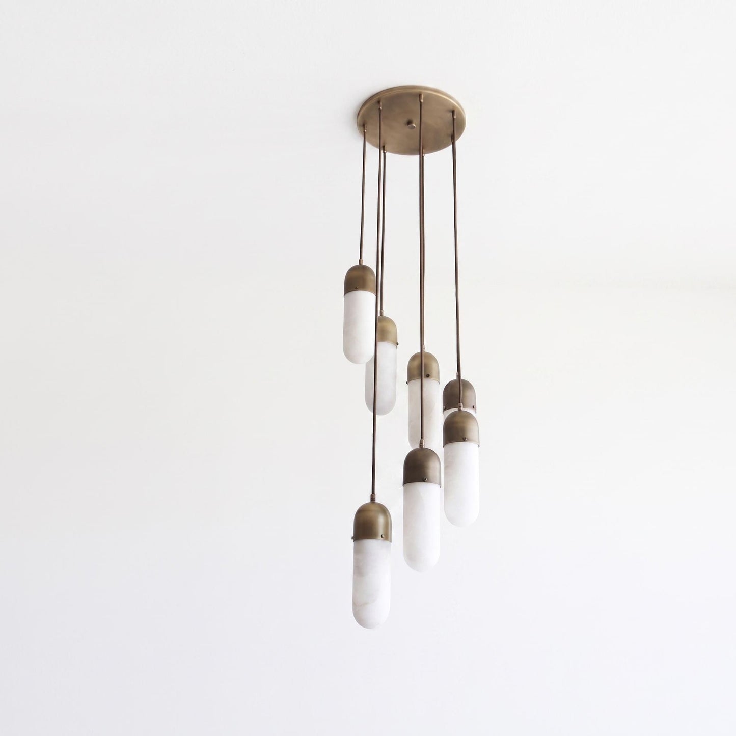 Alabaster Capsule Pendant